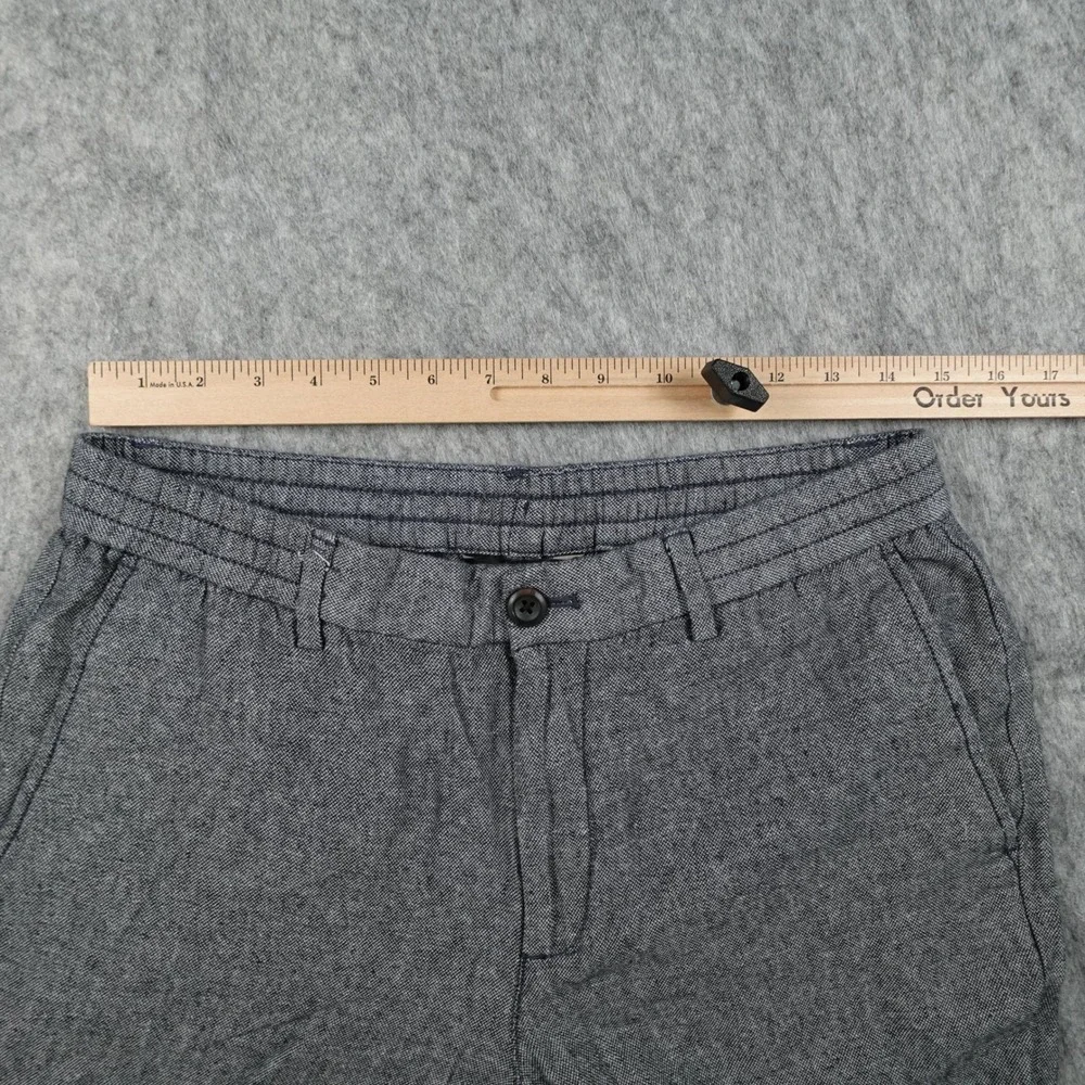 Banana Republic Pants Mens 31x32 (Actual 30x28) Blue Athletic Linen Preppy Navy